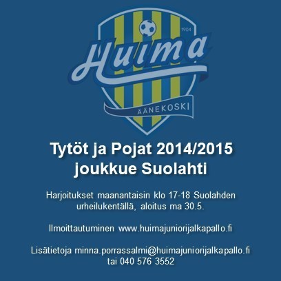 Suolahteen uusi joukkue 2014/2015 tytöt ja pojat