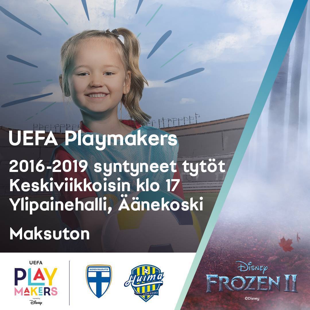 Tyttöjen maksuton Uefa Playmakers-jakso