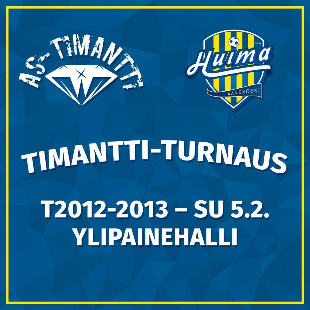 Timantti-turnaus tytöt 2012 ja 2013 su 5.2. hallilla