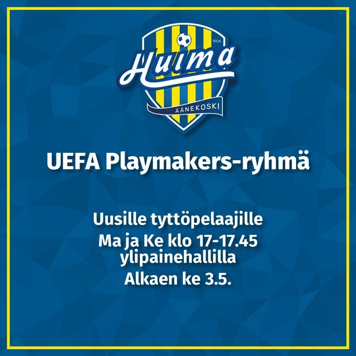 Uefa Playmakers aloittaa ke 3.5.