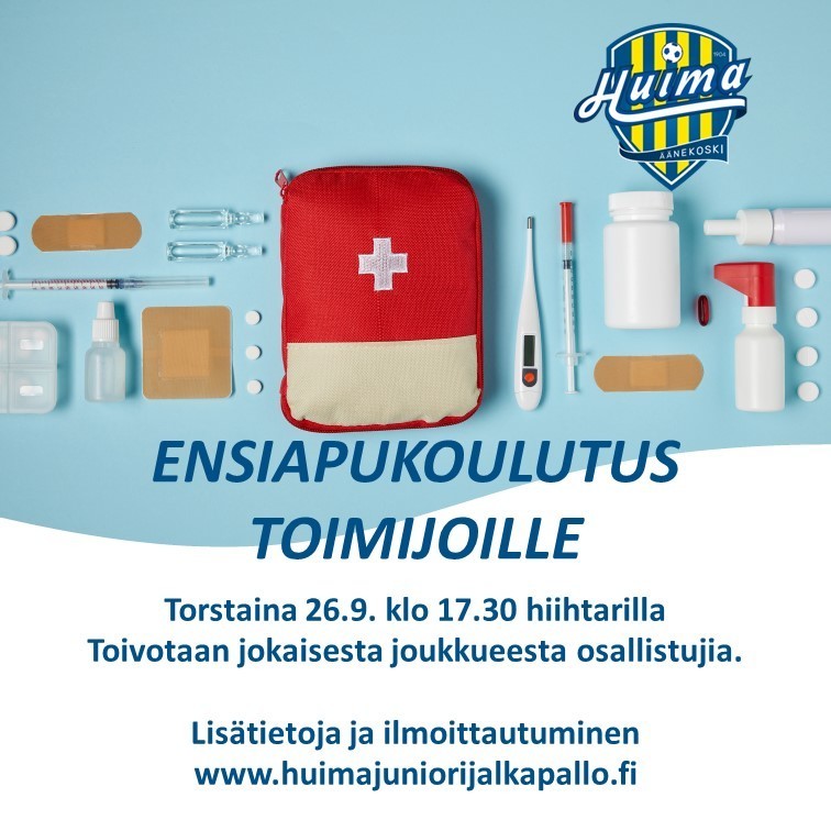 Ensiapukoulutus juniorijalkapallon toimijoille