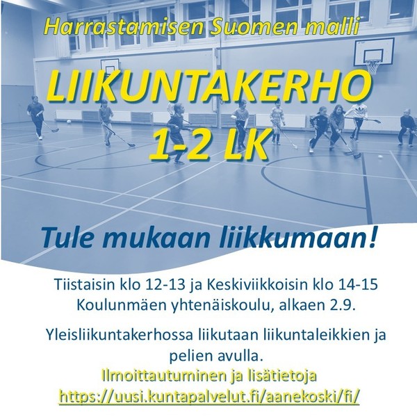 Liikuntakerhot 1-2 luokkalaisille