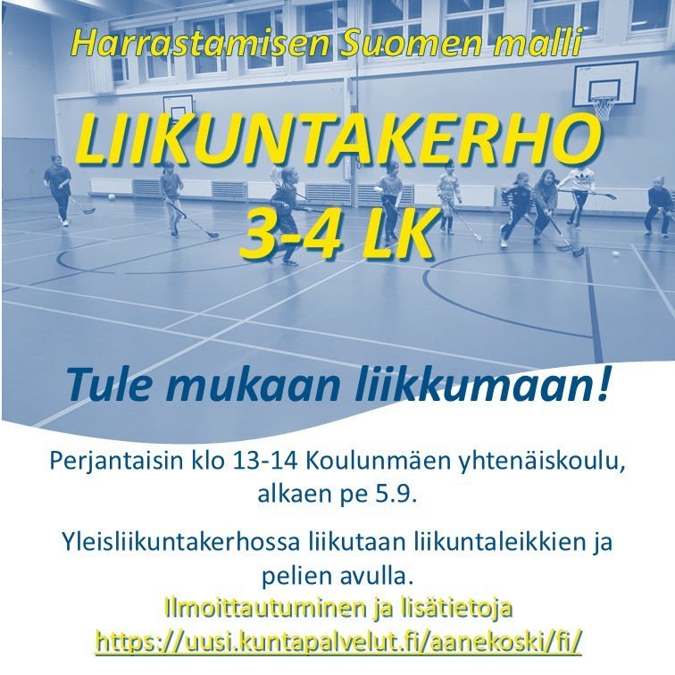 Liikuntakerho 3-4 luokkalaisille