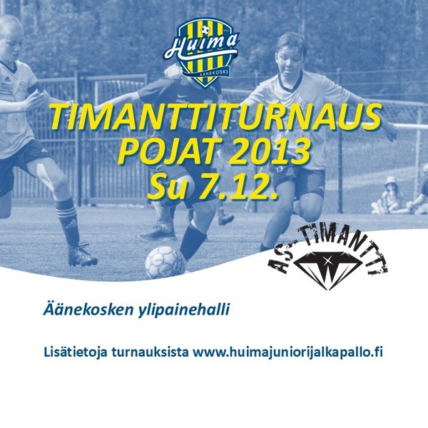 Timantti-turnaus P2013 pelataan su 7.12.