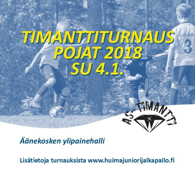 P2018 Timanttiturnaus pelataan su 4.1.