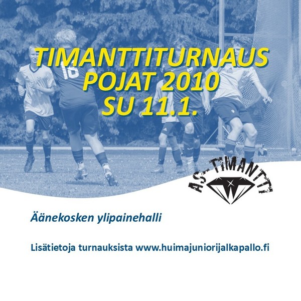 P2010 Timanttiturnaus pelataan su 11.1.