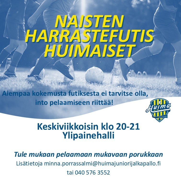 Tule mukaan Huimaisten futisporukkaan!