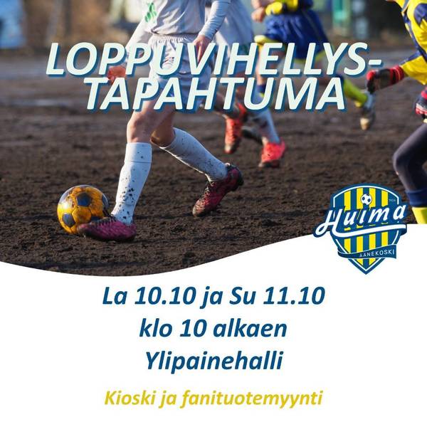 Loppuvihellys-tapahtuma viikonloppuna 10.-11.10. 