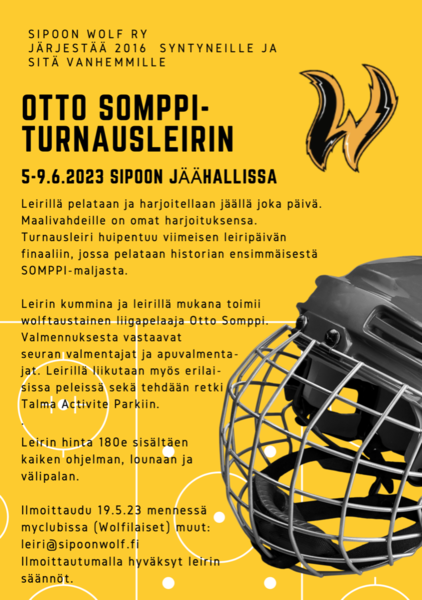 Otto Somppi - Turnausleiri