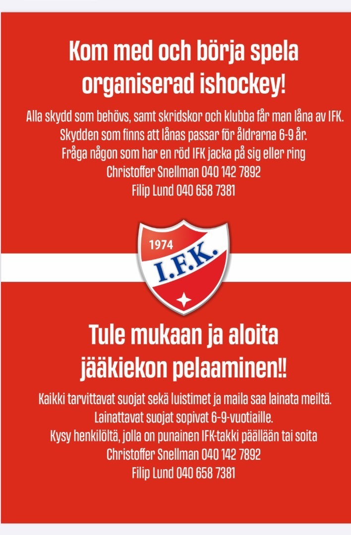 Kom med i IFK:s verksamhet!