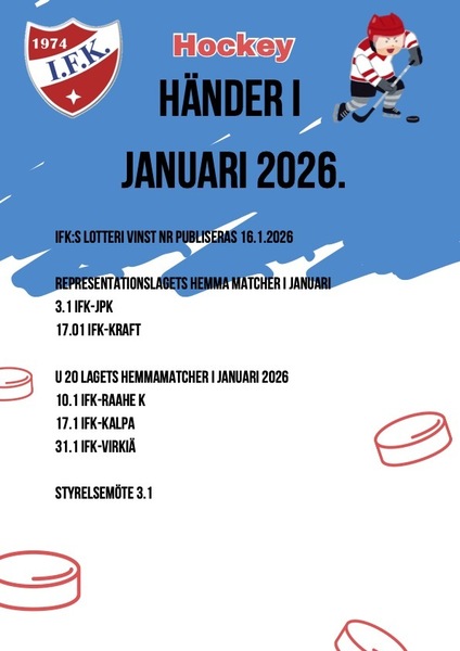 Det händer i januari