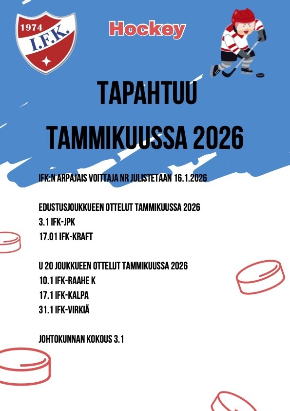 Tapahtuu tammikuussa