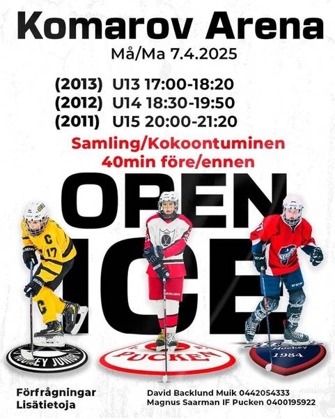 Open Ice i Komarov