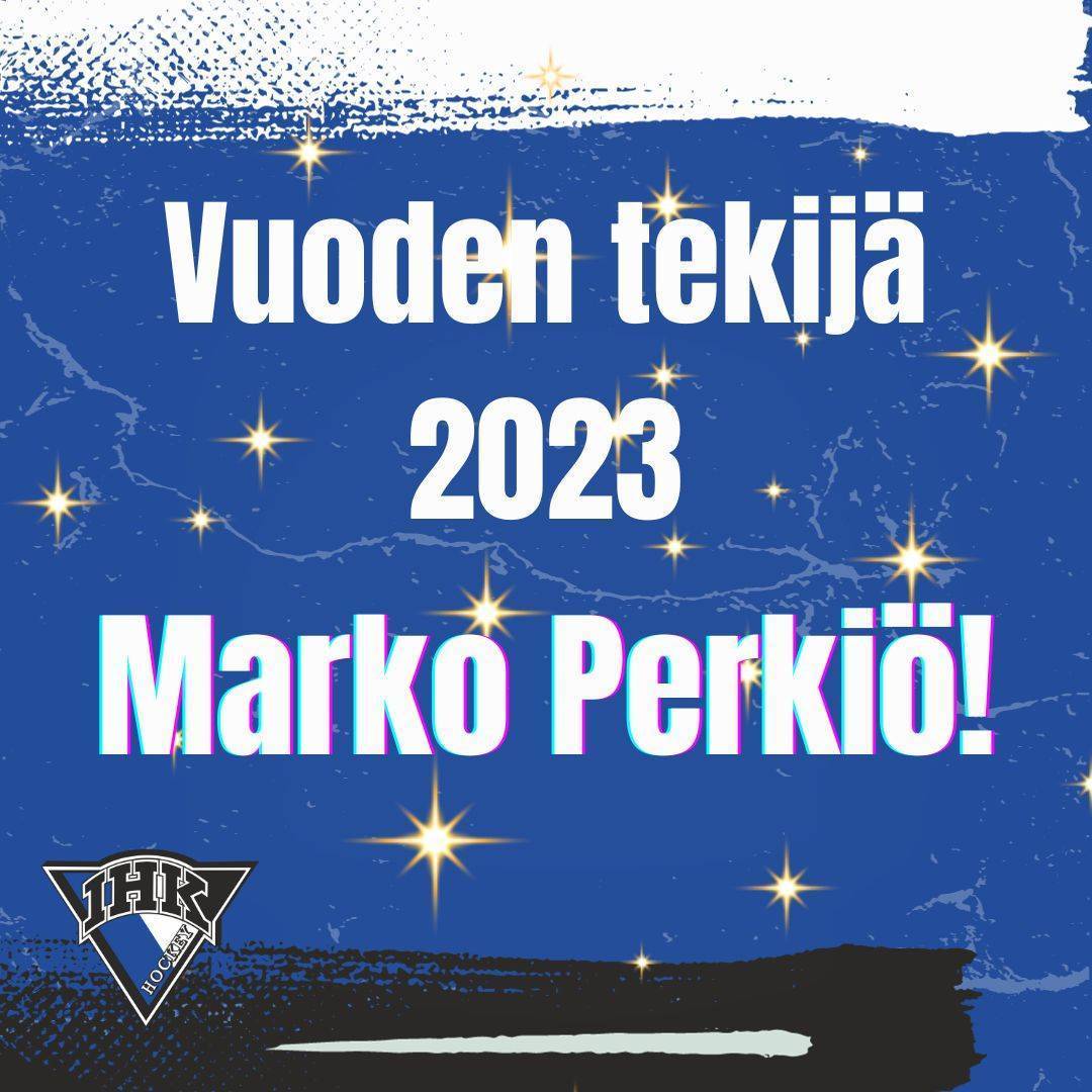 Marko Perkiö on Vuoden tekijä!