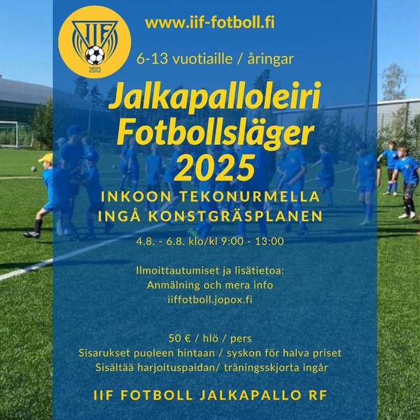 Jalkapalloleiri / Fotbollsläger 2025
