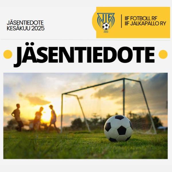Jäsentiedote