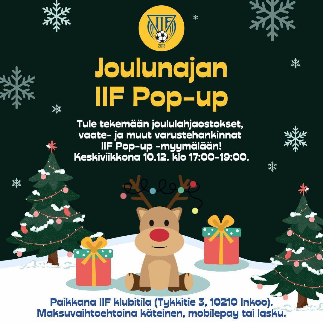 Joulunajan IIF Pop-up