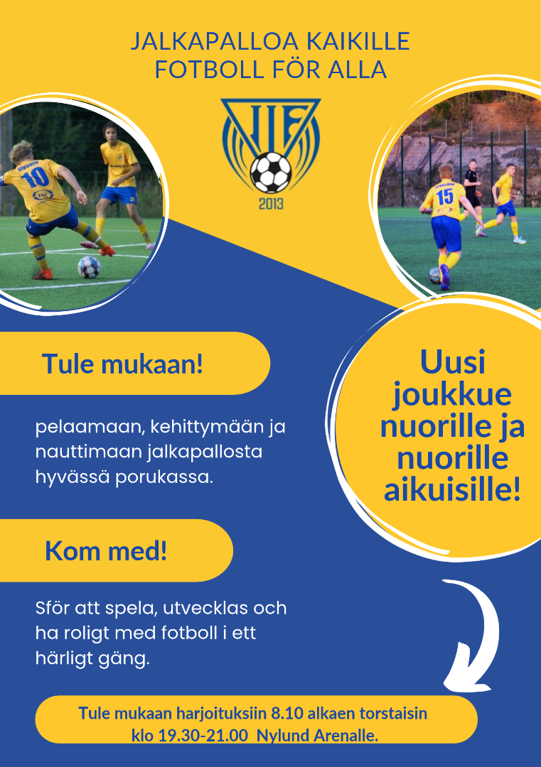 Uusi joukkue nuorille ja nuorille aikuisille