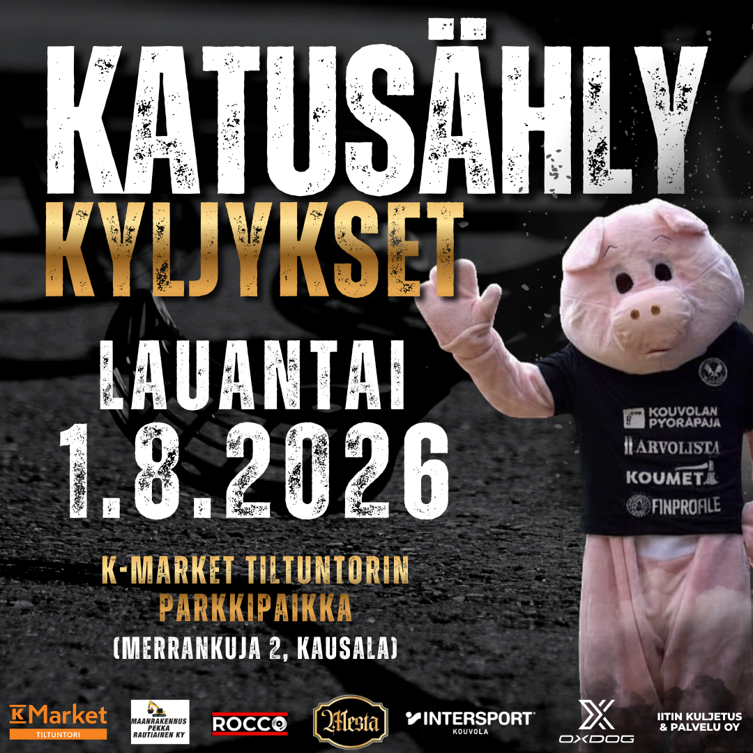Kyljykset katusähly pelataan elokuussa