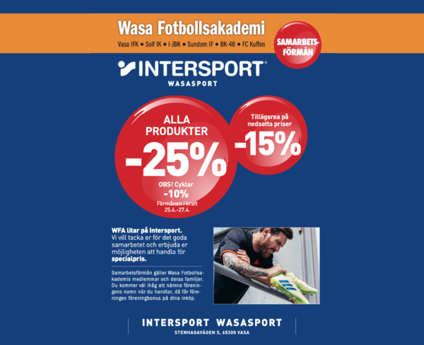 Föreningsdagar på Intersport Wasasport