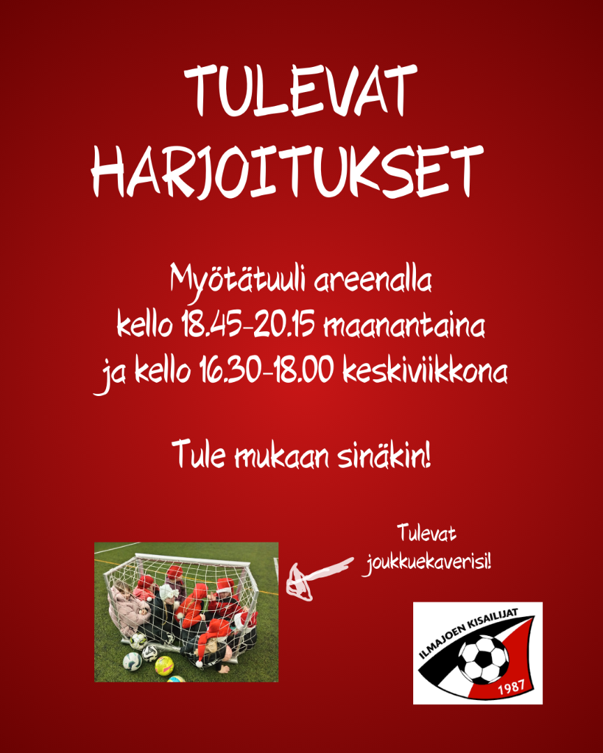 Tulevat harjoitukset