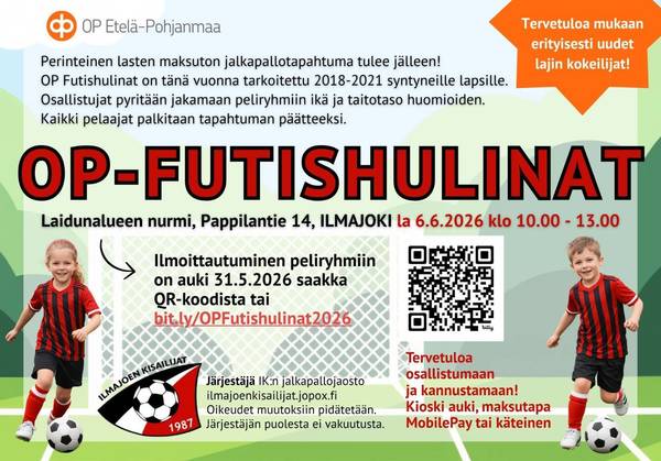 OP-Futishulinat 6.6.2026 - ilmoittaudu!
