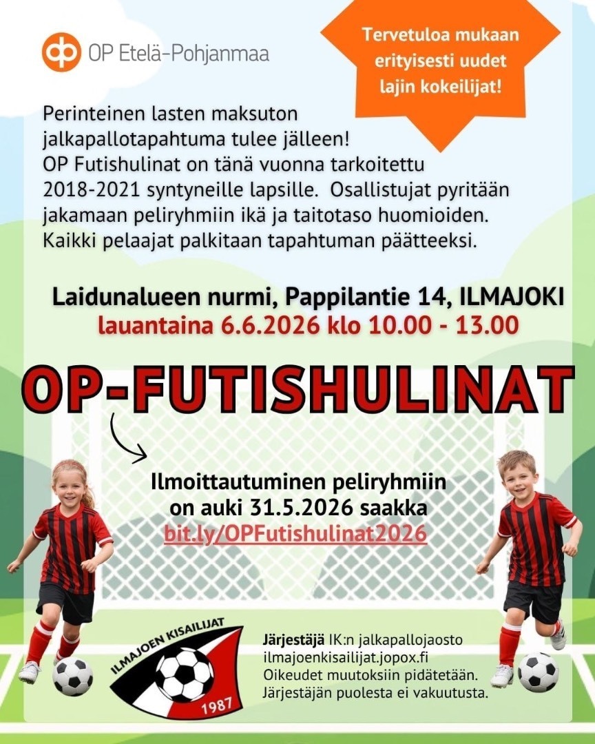 OP-futishulinat 6.6.2026 - ilmoittaudu!