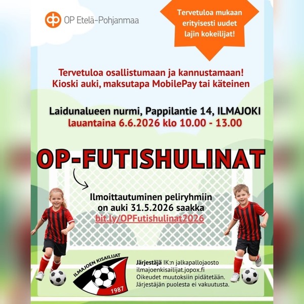 OP-futishulinat -Ilmoita lapsesi mukaan ⚽️