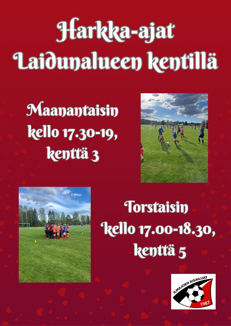 Harjoitukset kesä 2026