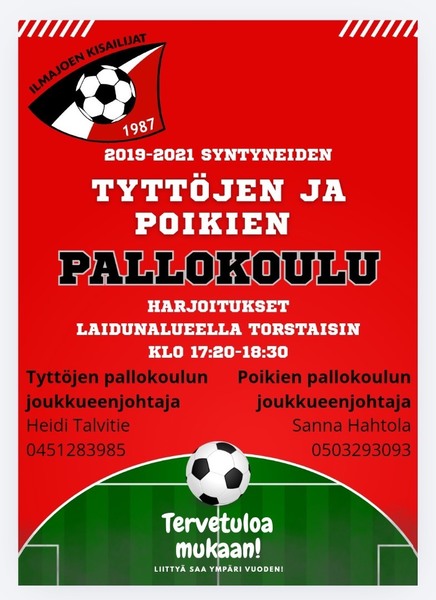 Pallokoulujen kesätauko ohi ja treenit jatkuvat
