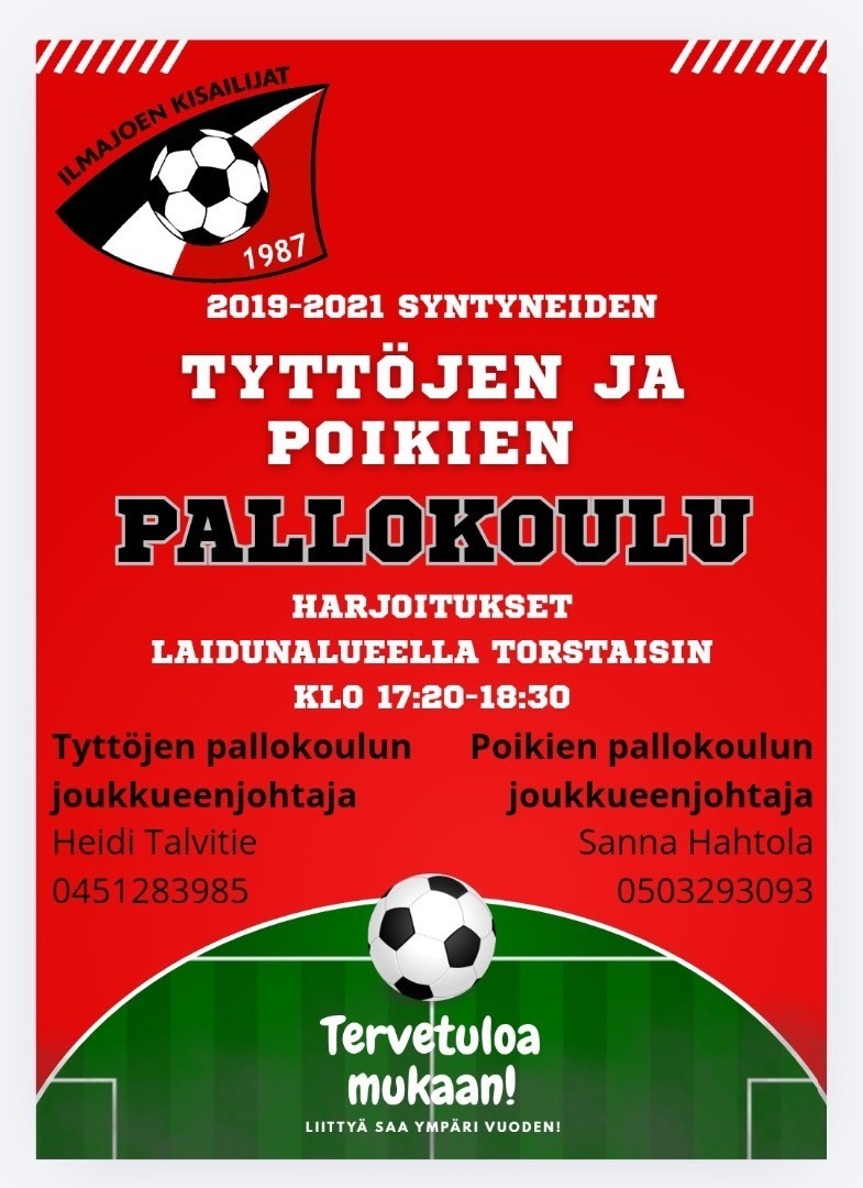 Pallokoulujen kesätauko ohi ja treenit jatkuvat