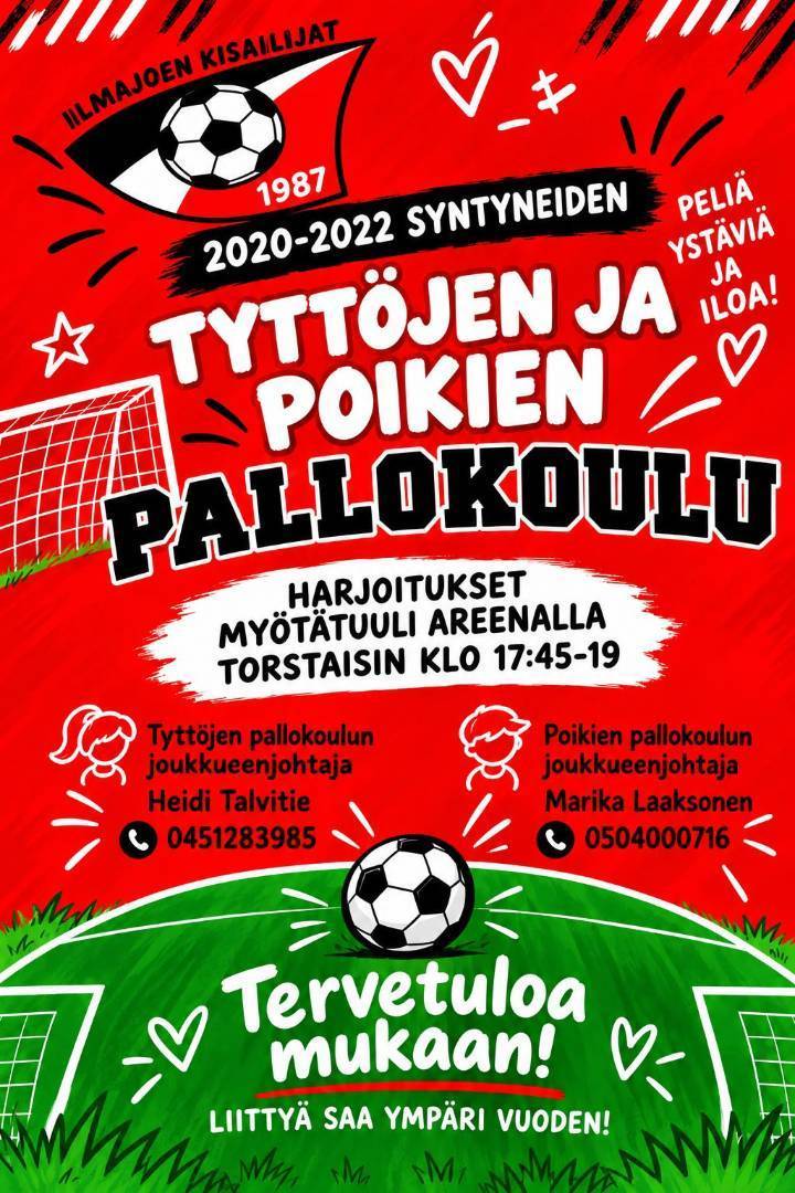 Pallokoulujen uusi kausi starttaa!