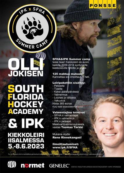 IPK:n ja Olli Jokisen kiekkoleiri Iisalmessa 5.-8.6.2023
