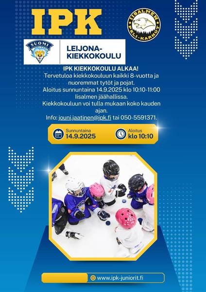 IPK Leijonakiekkokoulu 2025-2026