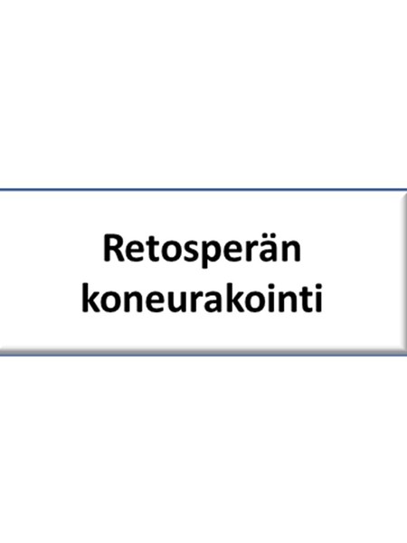 Retosperän koneurakointi