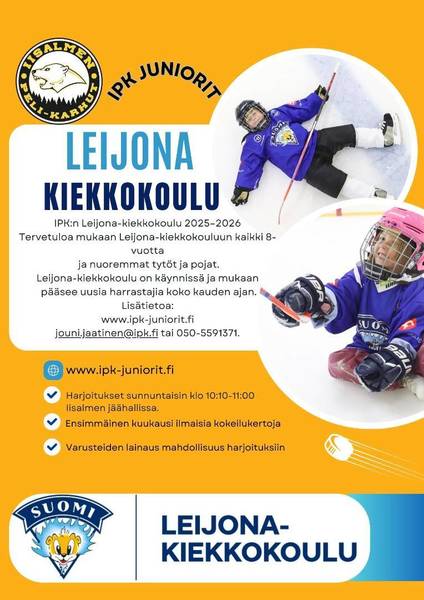 IPK Leijonakiekkokoulu 2025-2026