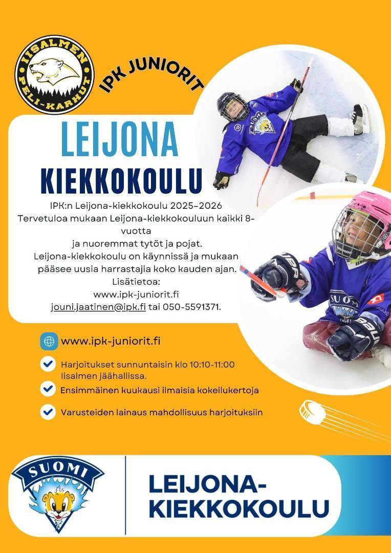 IPK Leijonakiekkokoulu 2025-2026