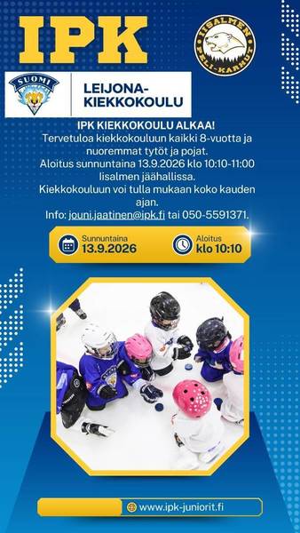 IPK Leijonakiekkokoulu 2026-2027