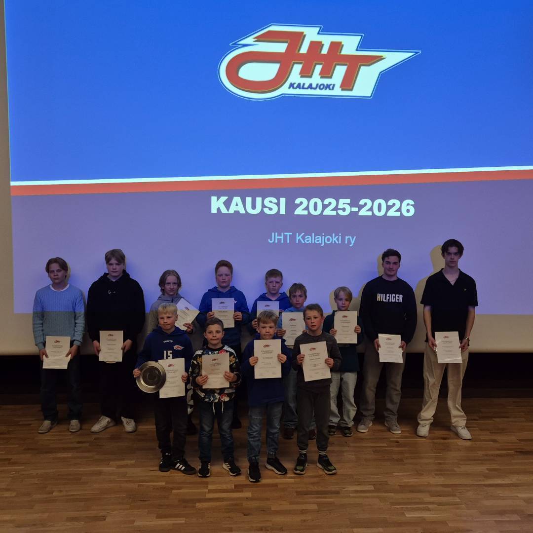 JHT Juniorit palkitsi kauden 25-26 päättäjäisissä!
