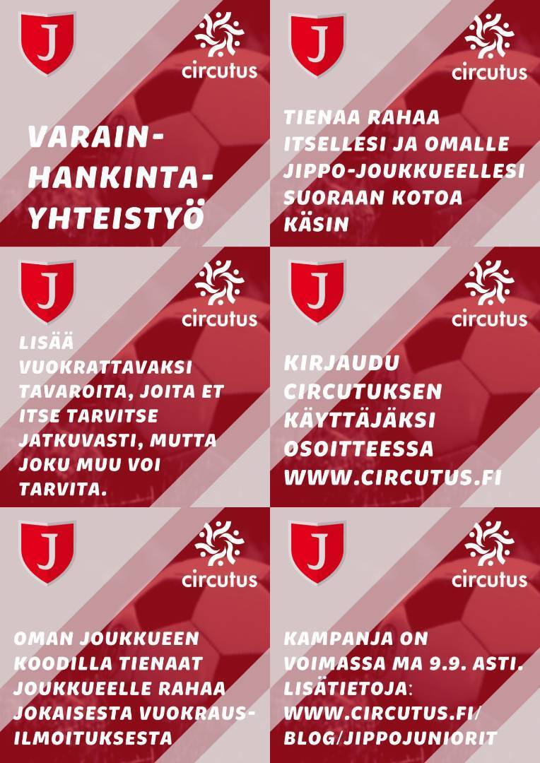 Tue valitsemaasi joukkuetta Circuttamalla