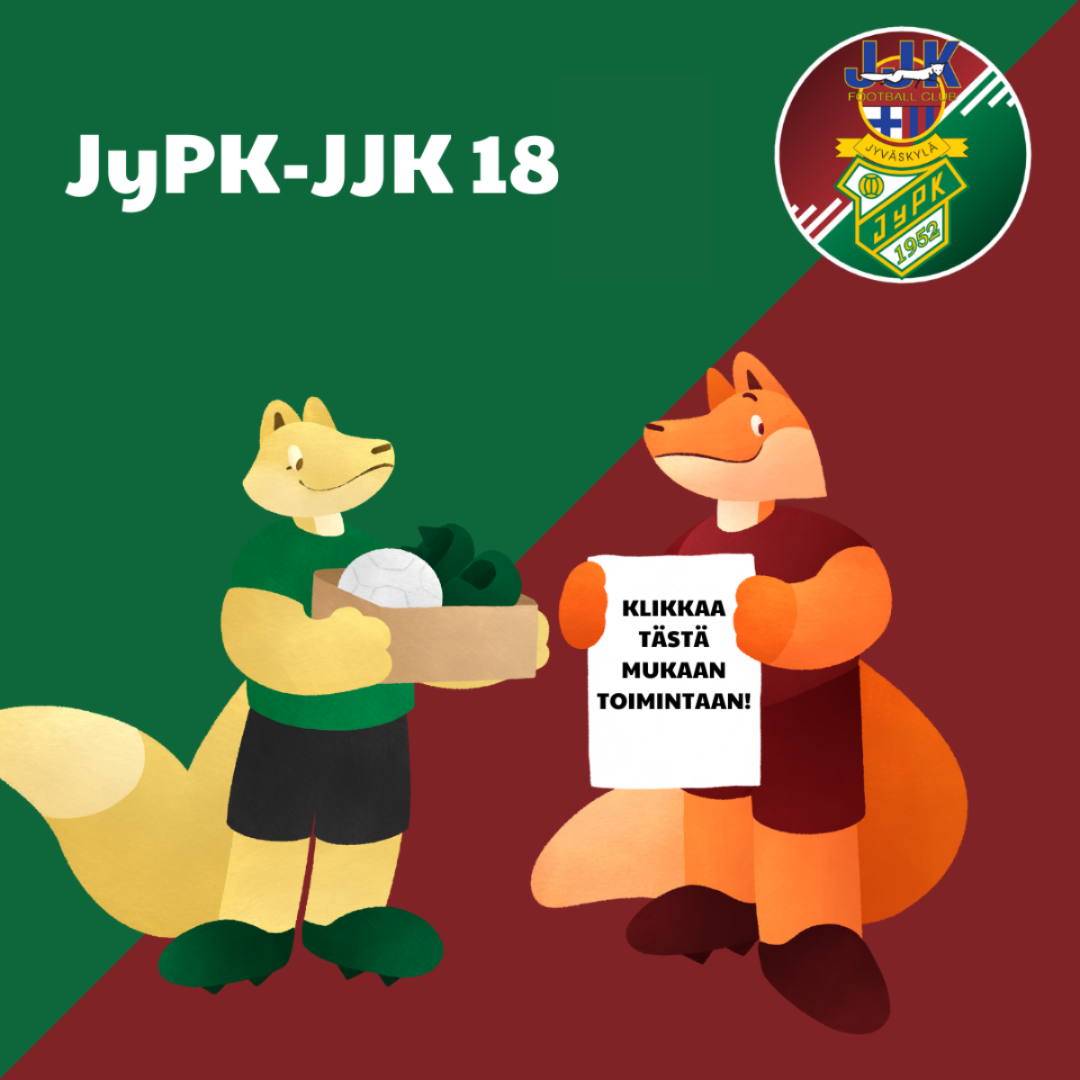 Tervetuloa mukaan JJK 18 -joukkueeseen!