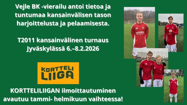 JyPK-JJK juniorien kv-yhteistyö vei viisi poikaa viikoksi Tanskaan.