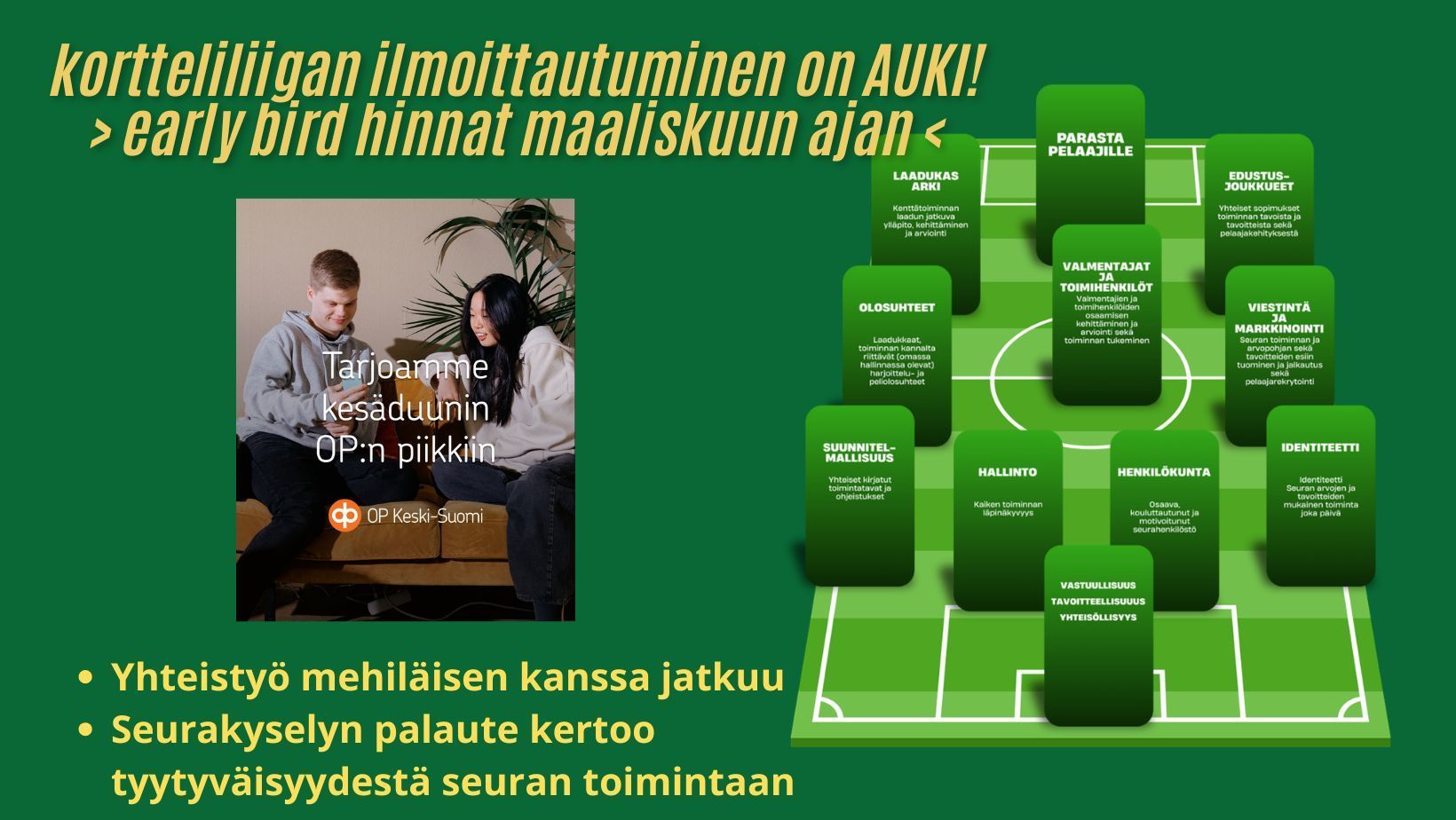 MUKAAN KORTTELILIIGAN 30v. JUHLAKESÄÄN!