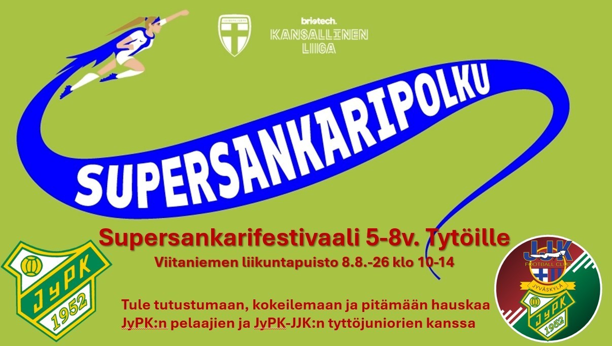 Supersankarifestivaali 5-8v tytöille la 8.8.
