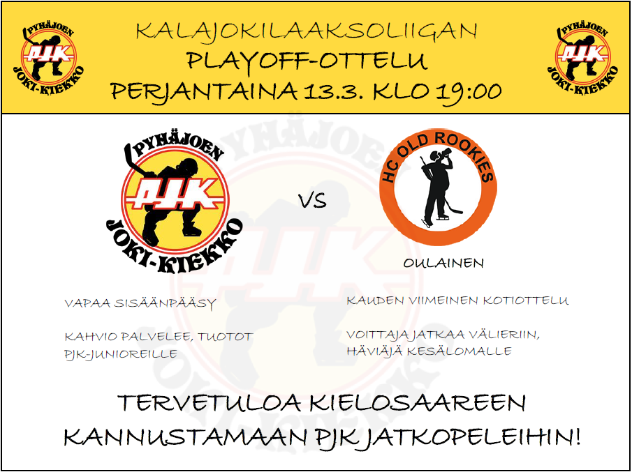 Kalajokilaakso liiga:   PJK-HC OR