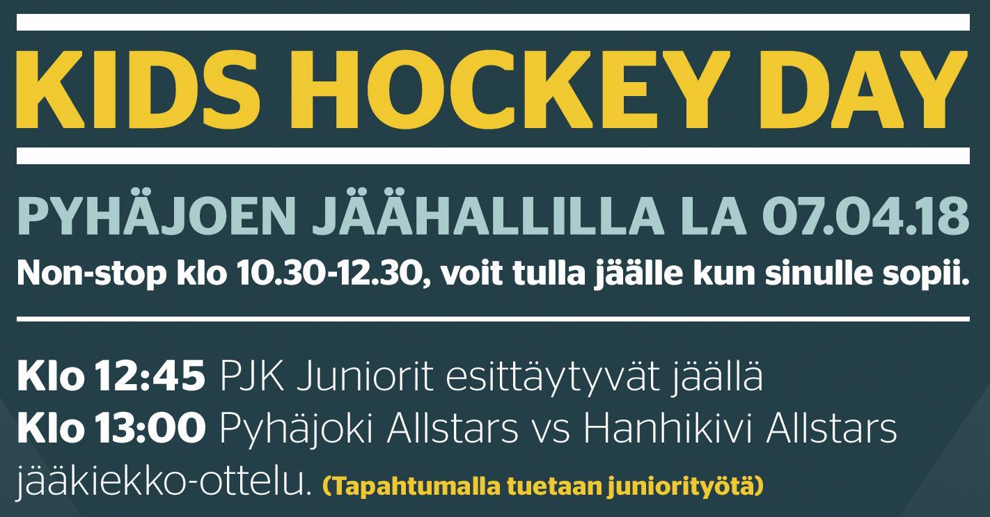 Kids Hockey Day ja Allstars peli
