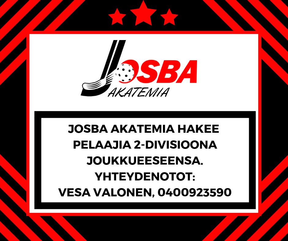 Josba Akatemia hakee uusia pelaajia kaudelle 2019-2020