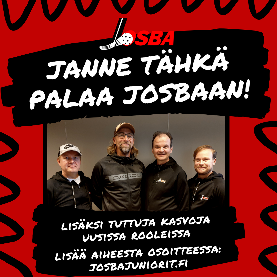 Salibandylegenda Janne Tähkä palaa Josbaan