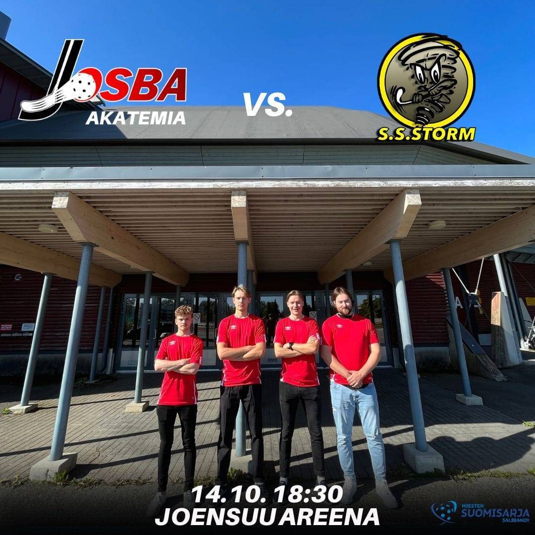 ​Josba Akatemia - S.S.Storm la 14.10. Klo 18:30 Joensuu Areenalla