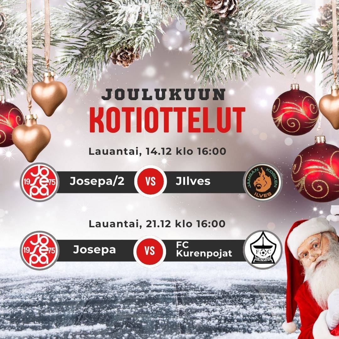 Joulukuun kotiottelut